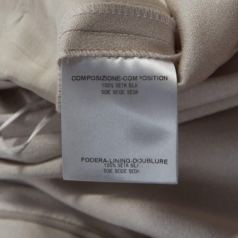 Alexander McQueen Cream Sheen Silk Balloon Pants S 1