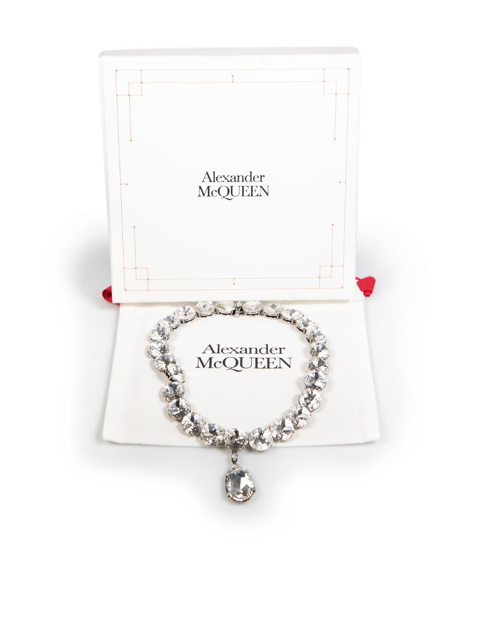 Alexander McQueen Crystal Brass Choker Necklace 2