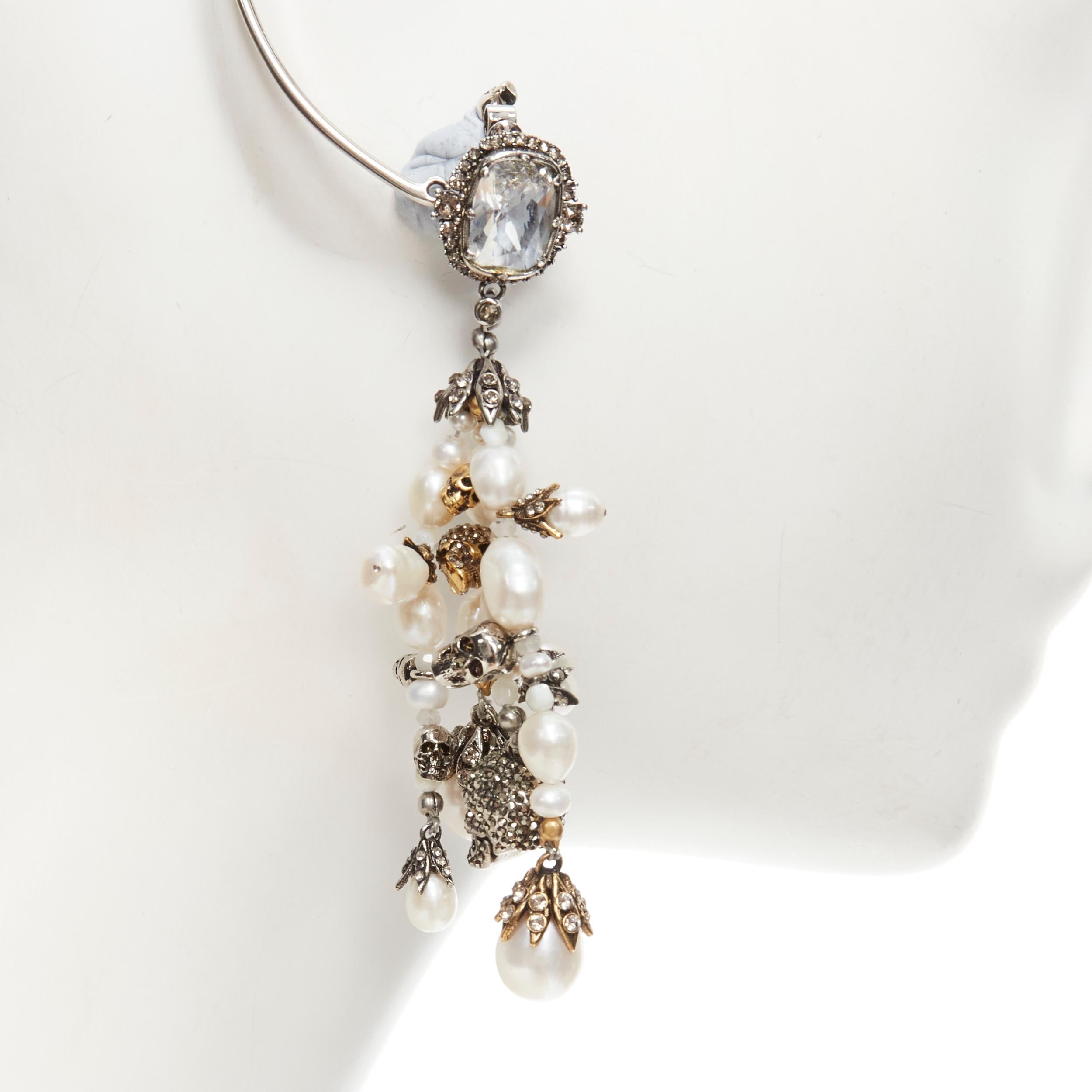 alexander mcqueen pearl earrings