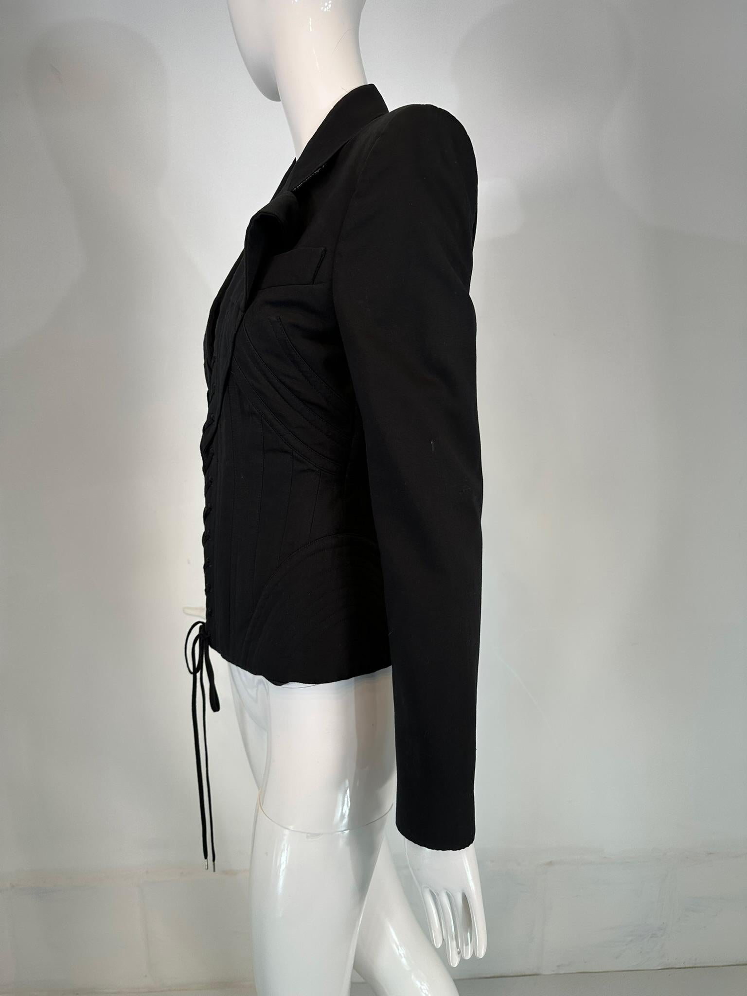 Alexander McQueen Dance of the Twisted Bull Collection Look 21 Corset Jacket For Sale 7