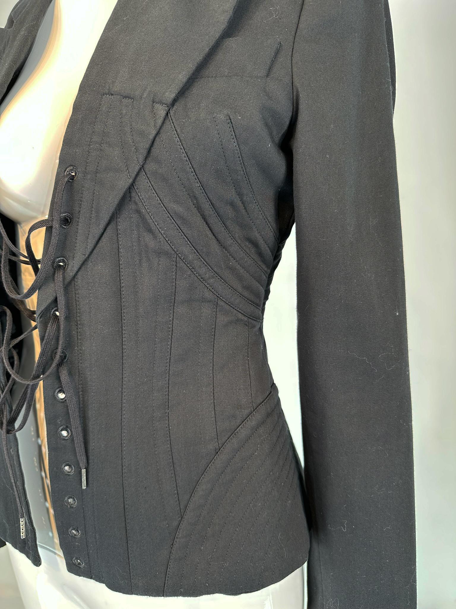 Alexander McQueen Dance of the Twisted Bull Collection Look 21 Corset Jacket For Sale 10