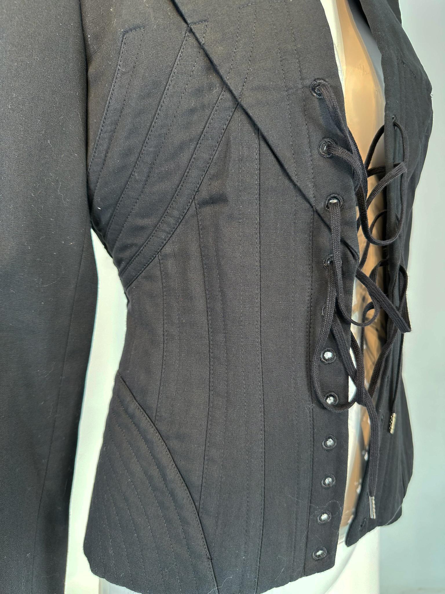 Alexander McQueen Dance of the Twisted Bull Collection Look 21 Corset Jacket For Sale 11