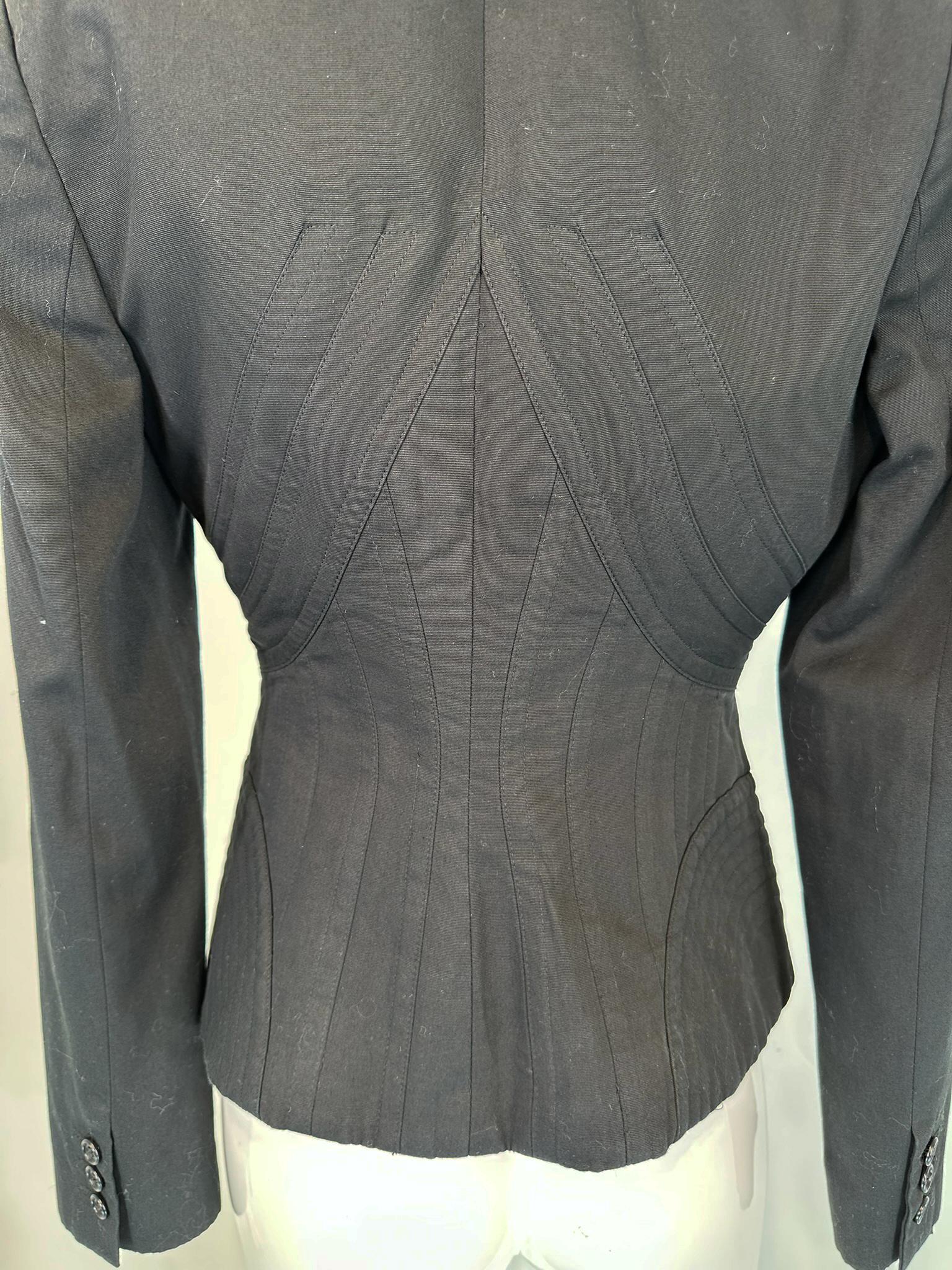 Alexander McQueen Dance of the Twisted Bull Collection Look 21 Corset Jacket For Sale 14