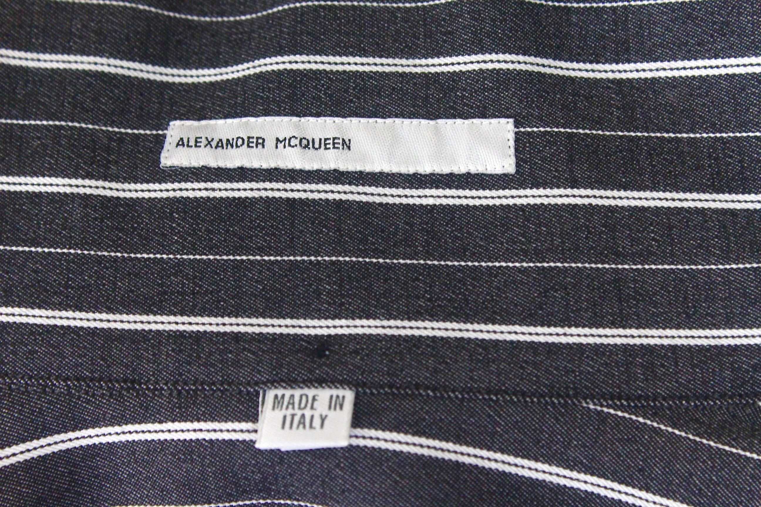 Alexander McQueen Dante Fall/Winter 1996 High Collar Suiting Shirt 14
