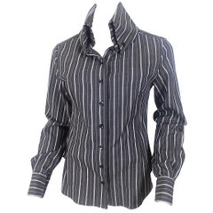 Alexander McQueen Dante Fall/Winter 1996 High Collar Suiting Shirt