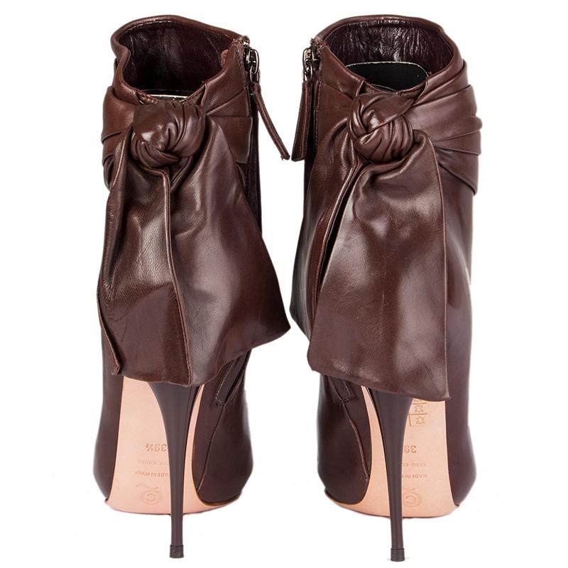 alexander mcqueen brown boots