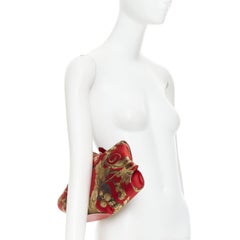 ALEXANDER MCQUEEN De Manta Angels Demons Grinling Gibbons jacquard clutch bag