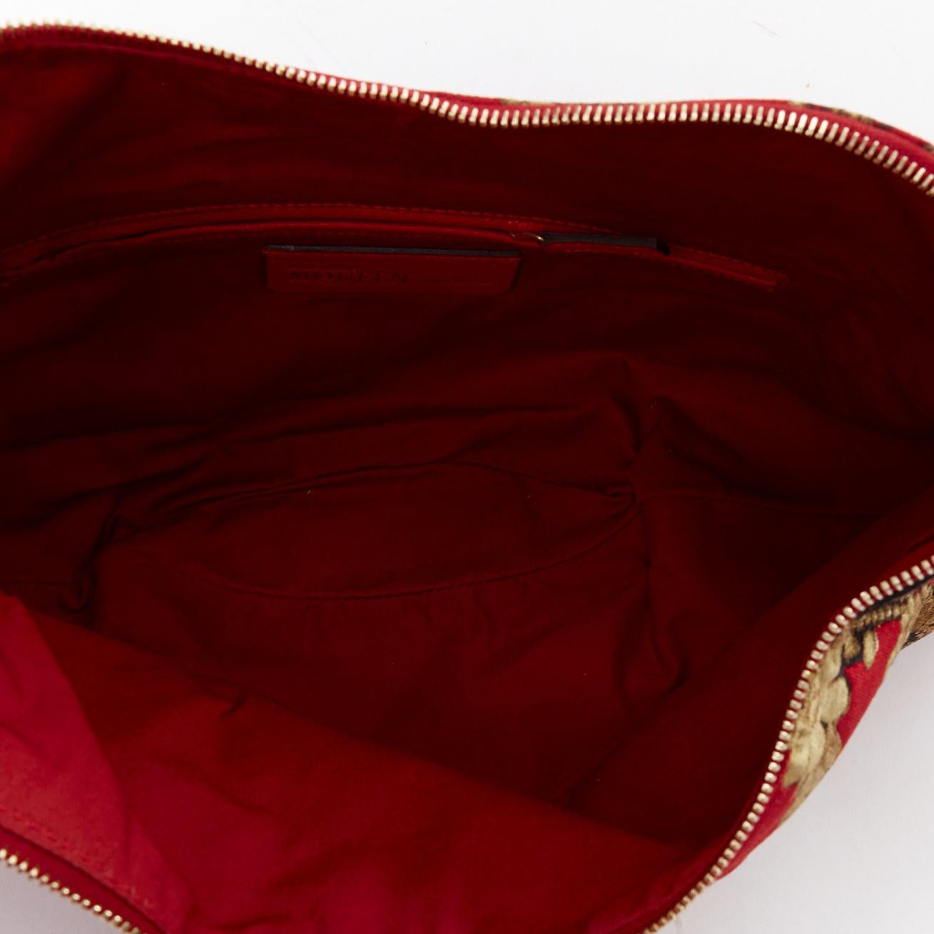 Alexander McQueen De Manta Angels Demons Grinling Gibbons - pochette in jacquard in vendita 3