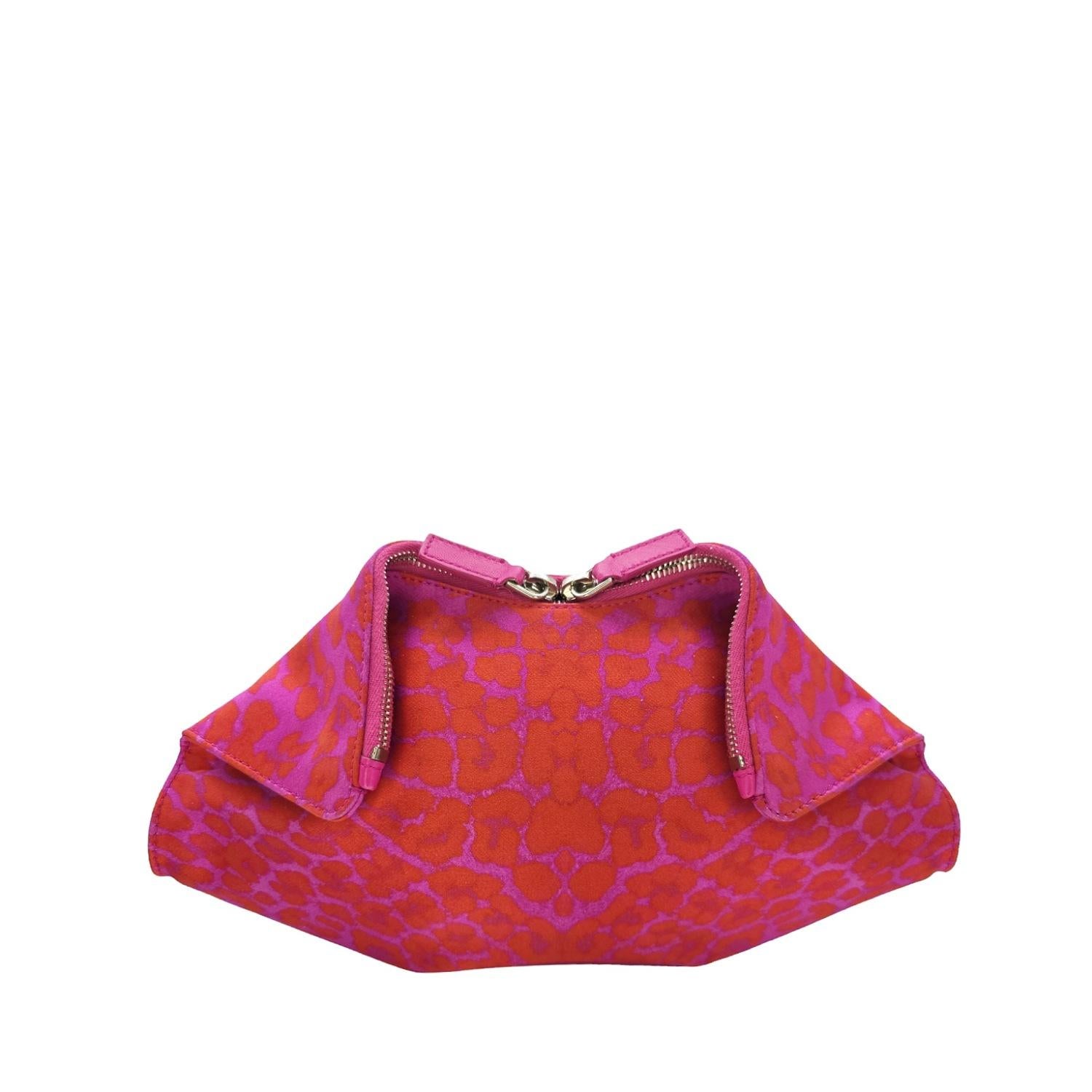 Pink Alexander McQueen De Manta Clutch For Sale