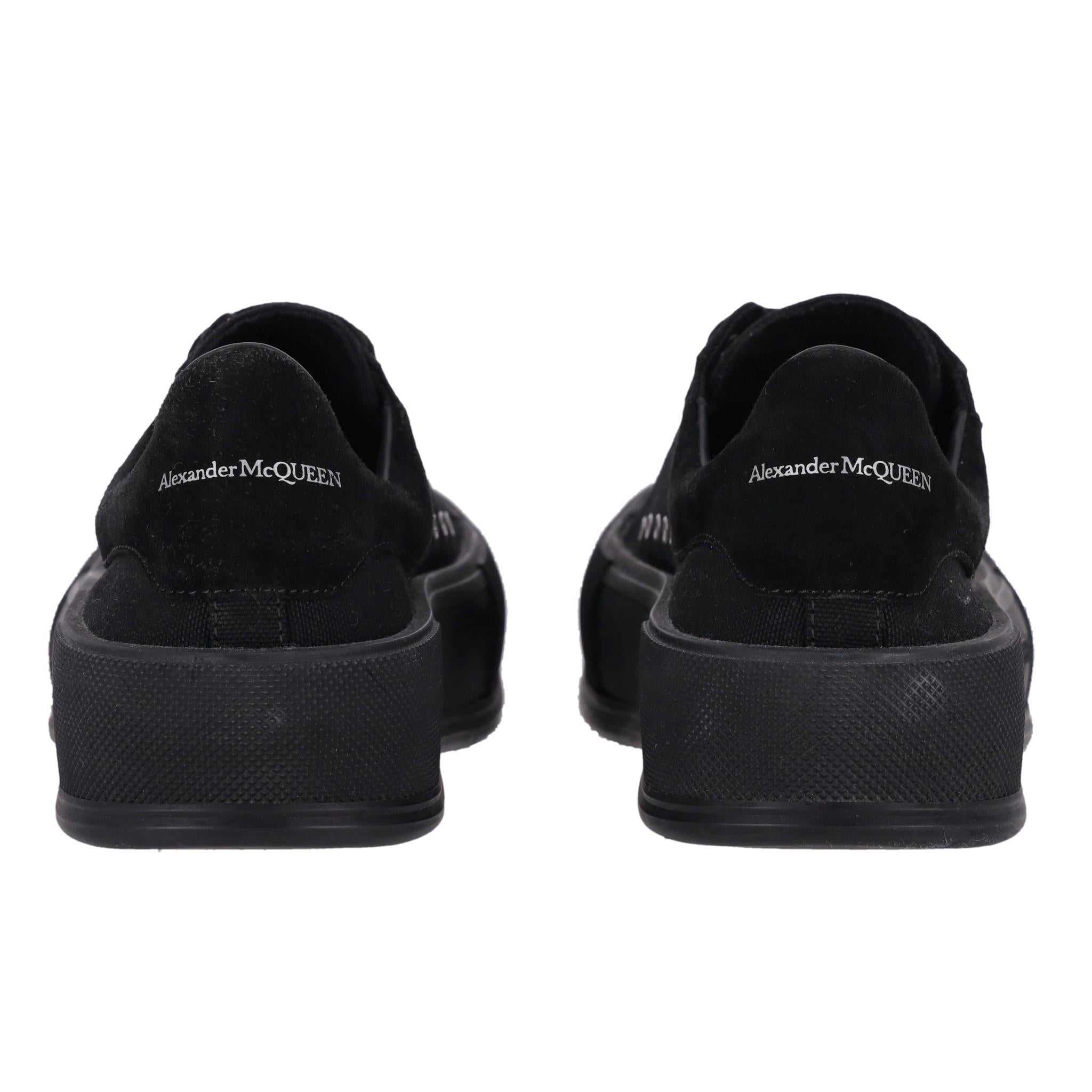 Women's Alexander McQueen Deck Skate Plimsoll Sneakers For Sale