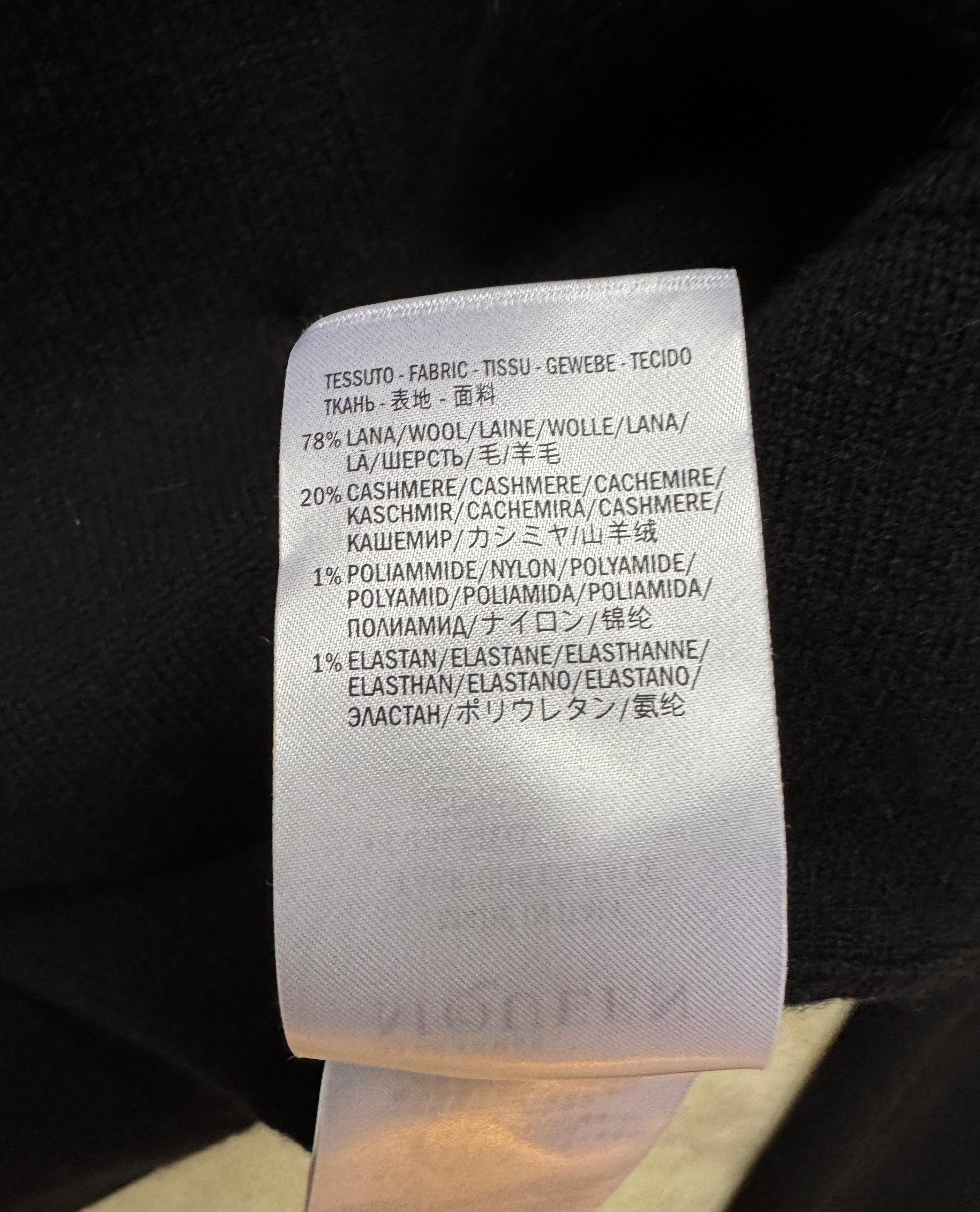 Alexander McQueen Double-Breasted Cashmere Knit Jersey Cardigan Jacket For Sale 7