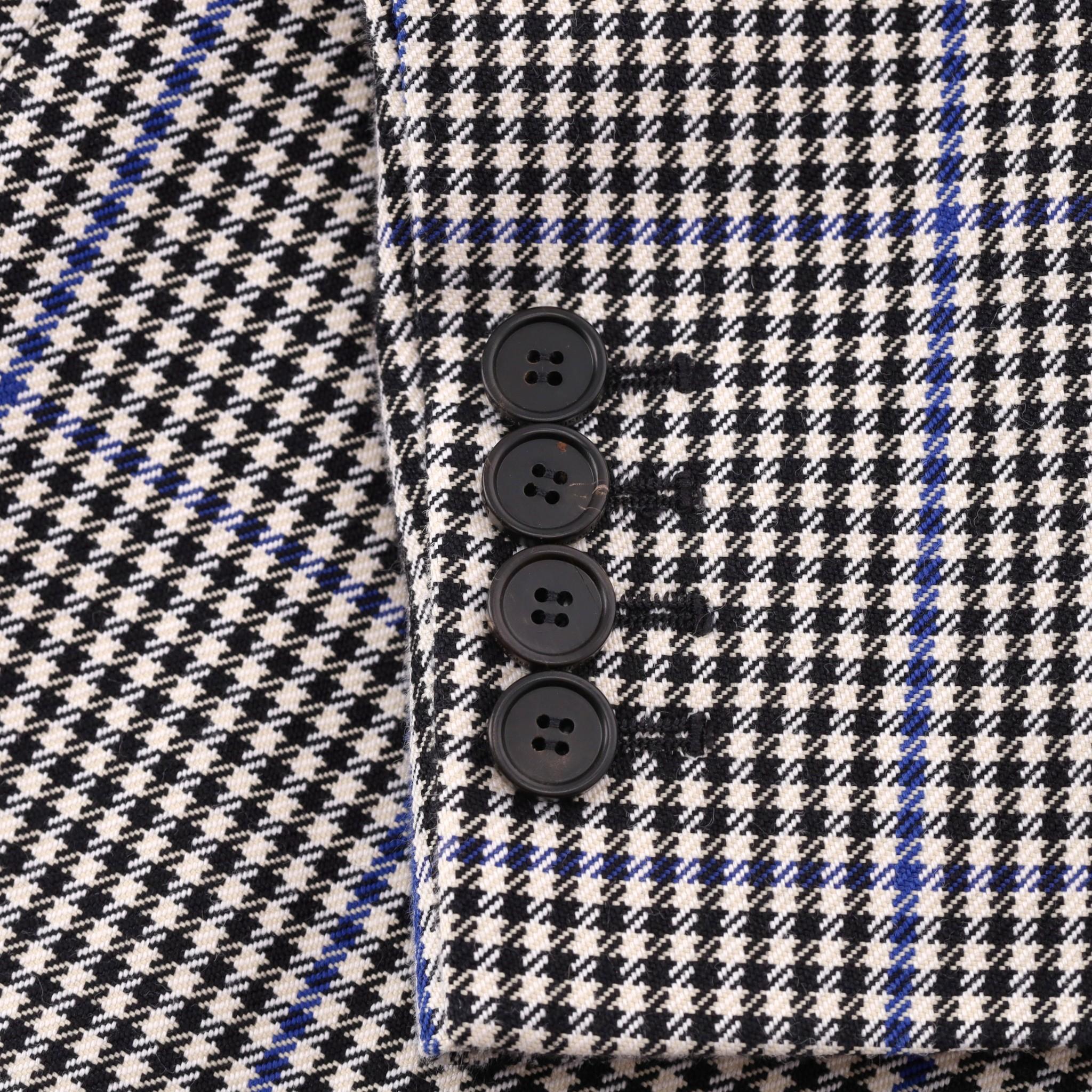 Women's Alexander McQueen Double-Breasted Houndstooth Jacket For Sale