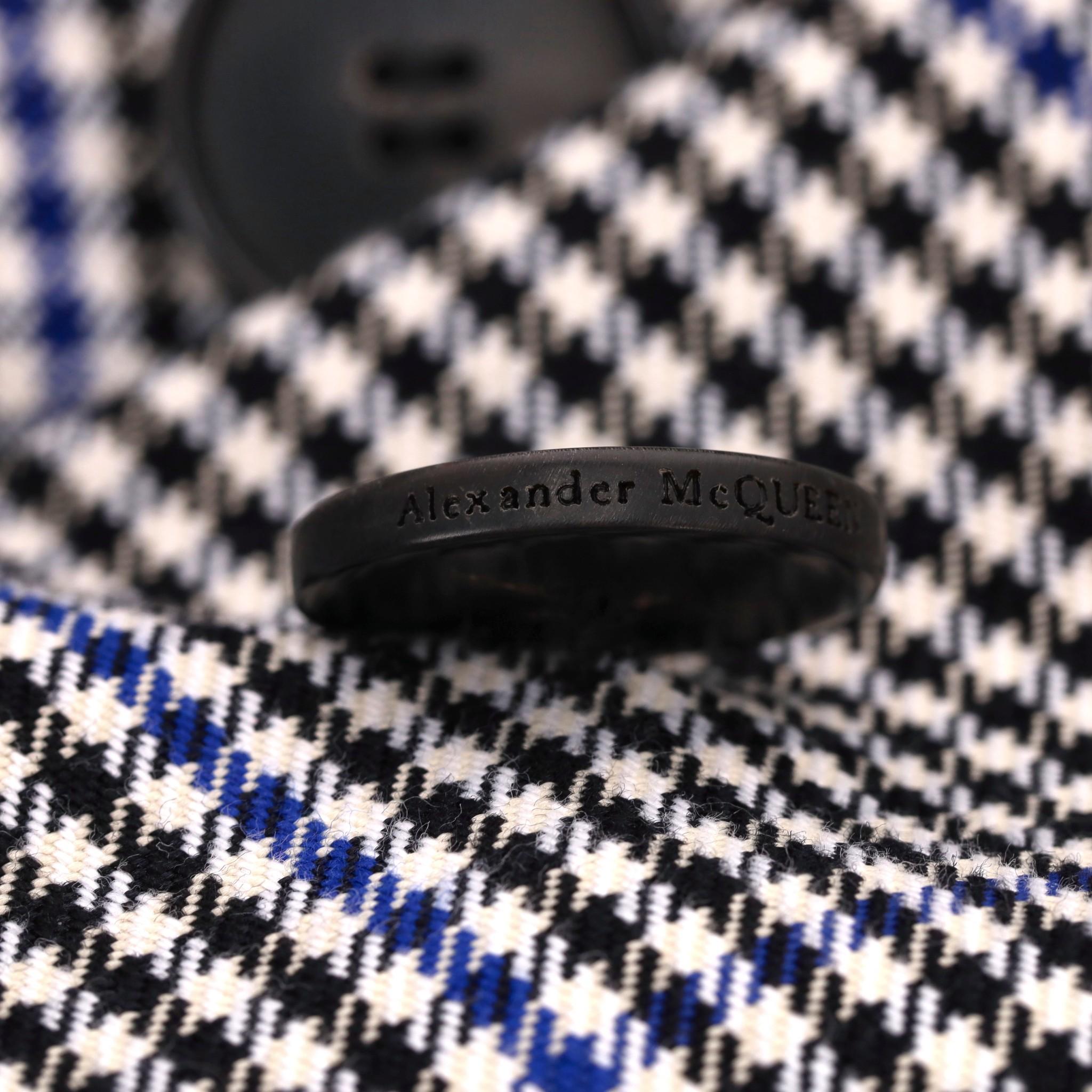 Alexander McQueen Double-Breasted Houndstooth Jacket For Sale 1