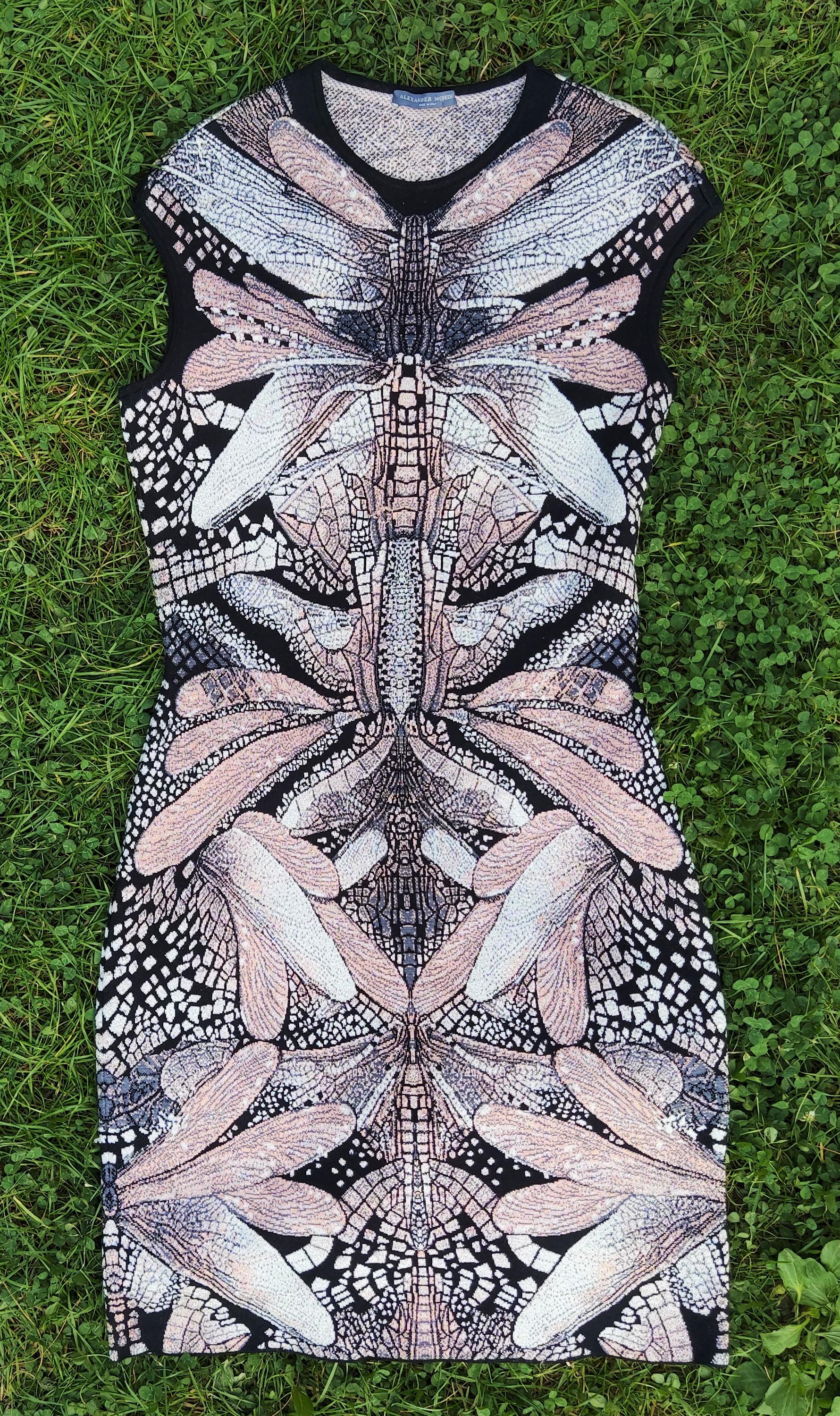 alexander mcqueen butterfly dress