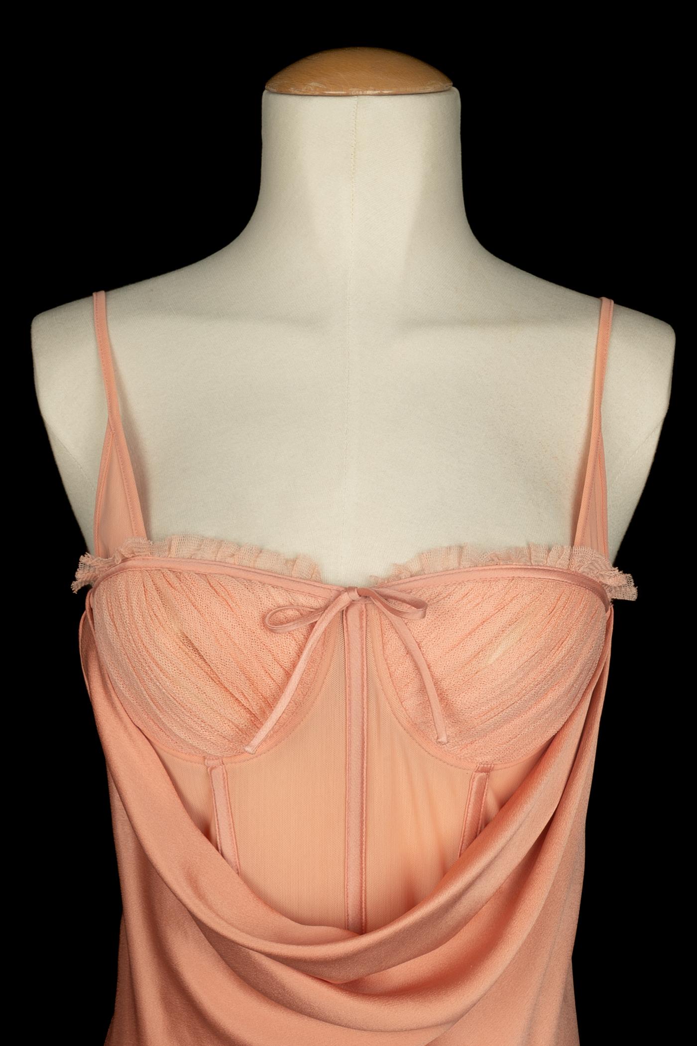 Marron Robe Alexander McQueen 