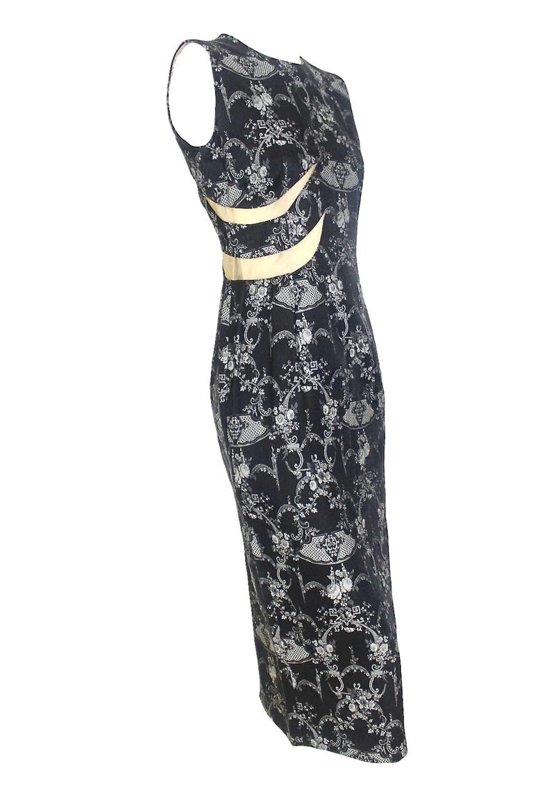 Alexander McQueen Early 1990s Fitted Dress For Sale at 1stDibs ...
