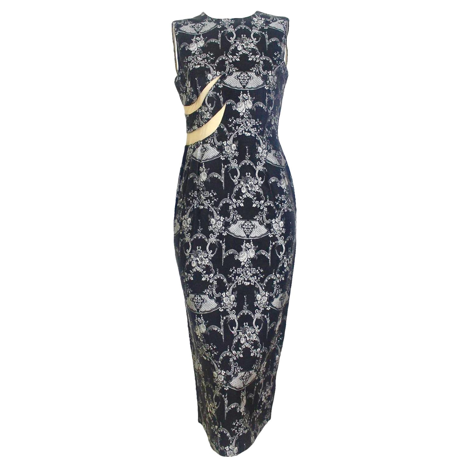Alexander McQueen Early 1990s Fitted Dress For Sale at 1stDibs
