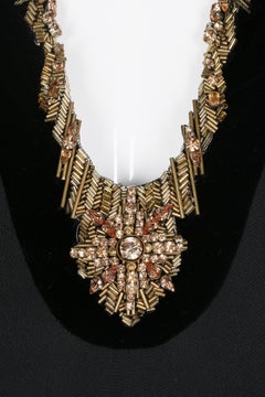 Alexander McQueen Embellished Black Dress Gown