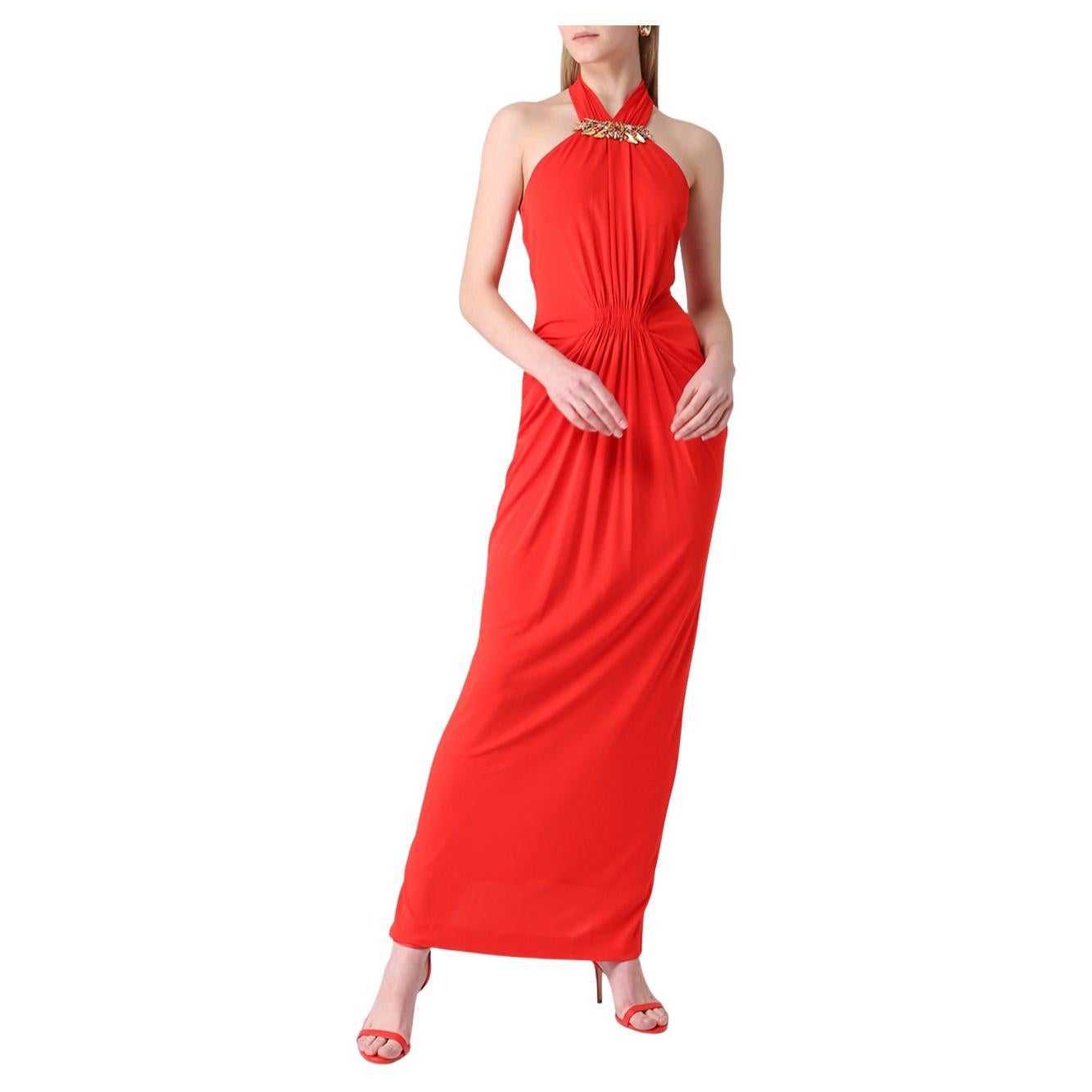 red embellished dresses
