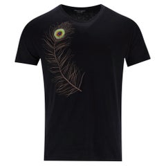 Alexander McQueen Embroidered Cotton T-Shirt