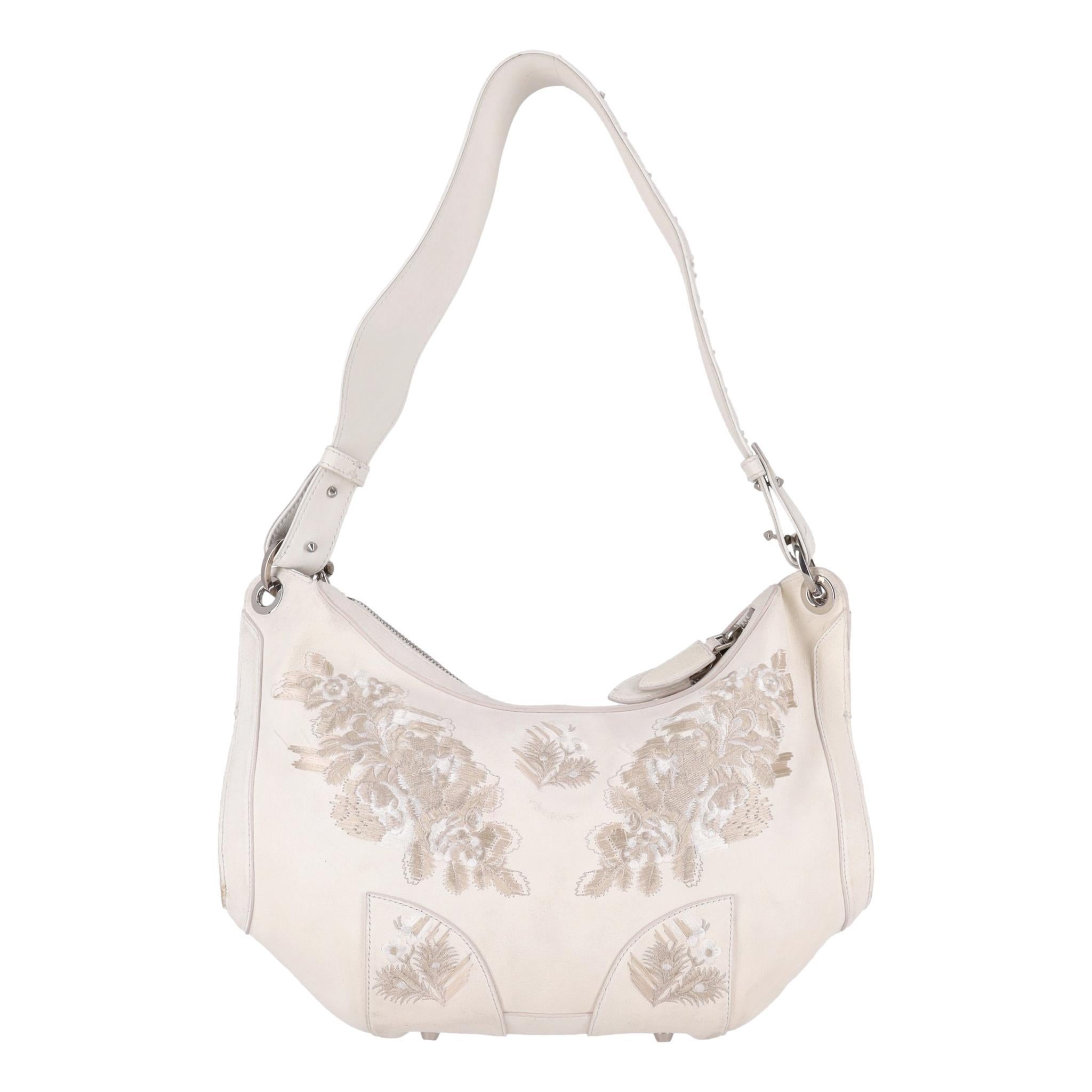 Alexander McQueen Embroidered Shoulder Bag In Good Condition In London, GB