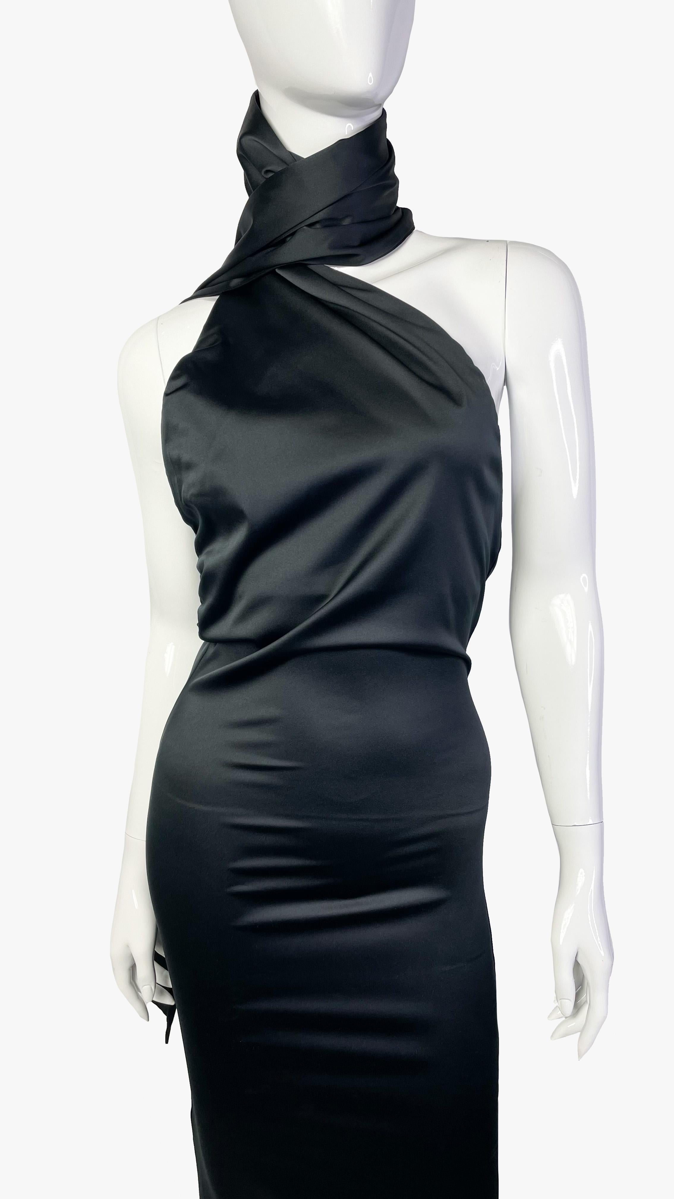 Black Alexander Mcqueen evening dress, 2000s