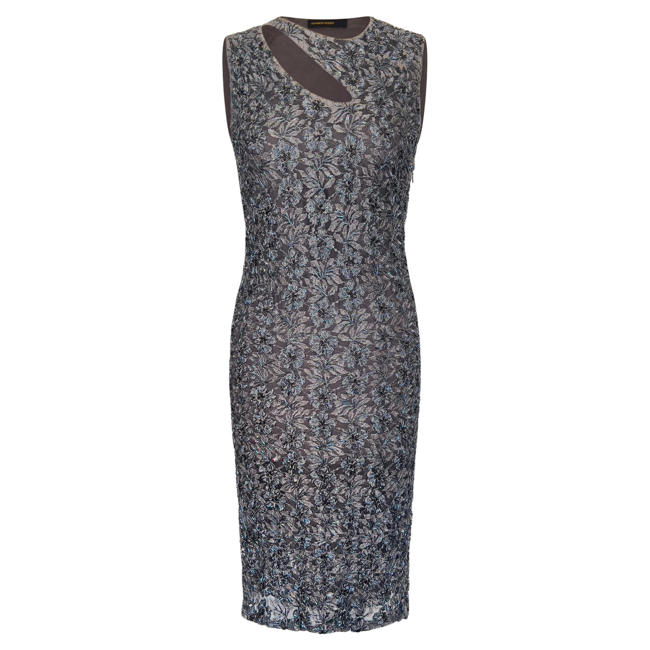 Alexander McQueen - A/I 1998 - Abito con perline "Joan in vendita