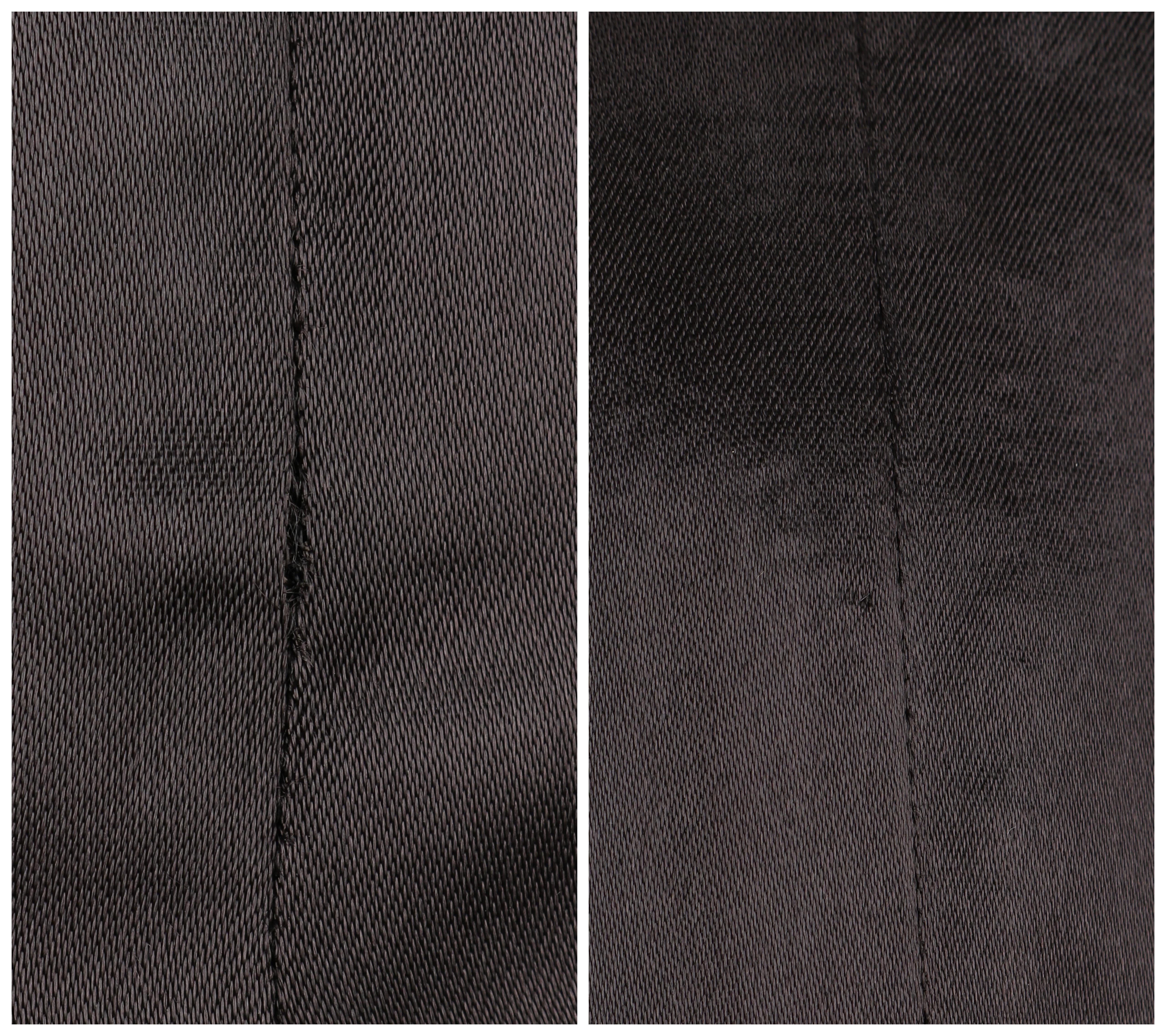 ALEXANDER McQUEEN F/W 1999 Gray Wool Plaid Wrap Fringe Sleeveless Vest Knit Top 8