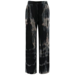 ALEXANDER McQUEEN F/W 2001 "What a Merry-Go-Round" Smoke Houndstooth Knit Pants