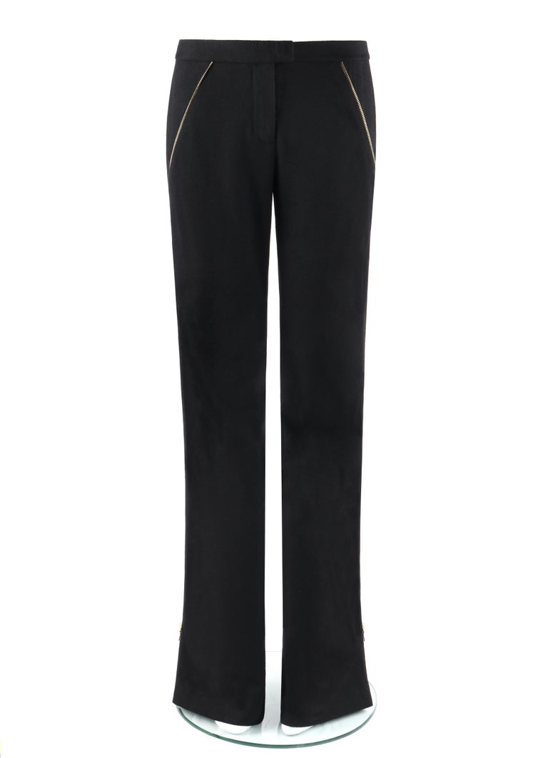 ALEXANDER McQUEEN F/W 2003 “Scanners” Black Gold Full Zipper Side