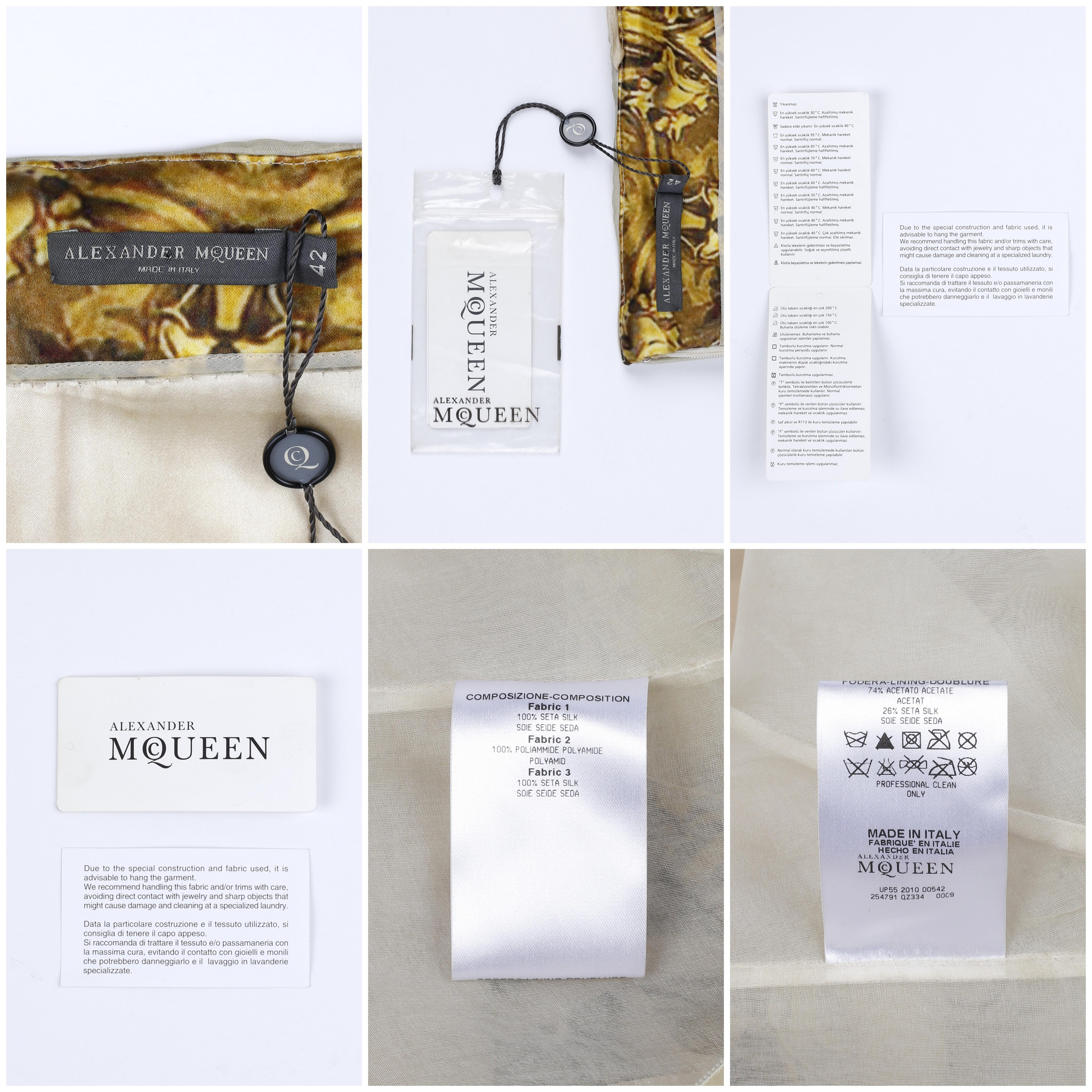 Alexander McQueen F/W 2010 - Robe de la royauté médiévale Angels & Demons en vente 8