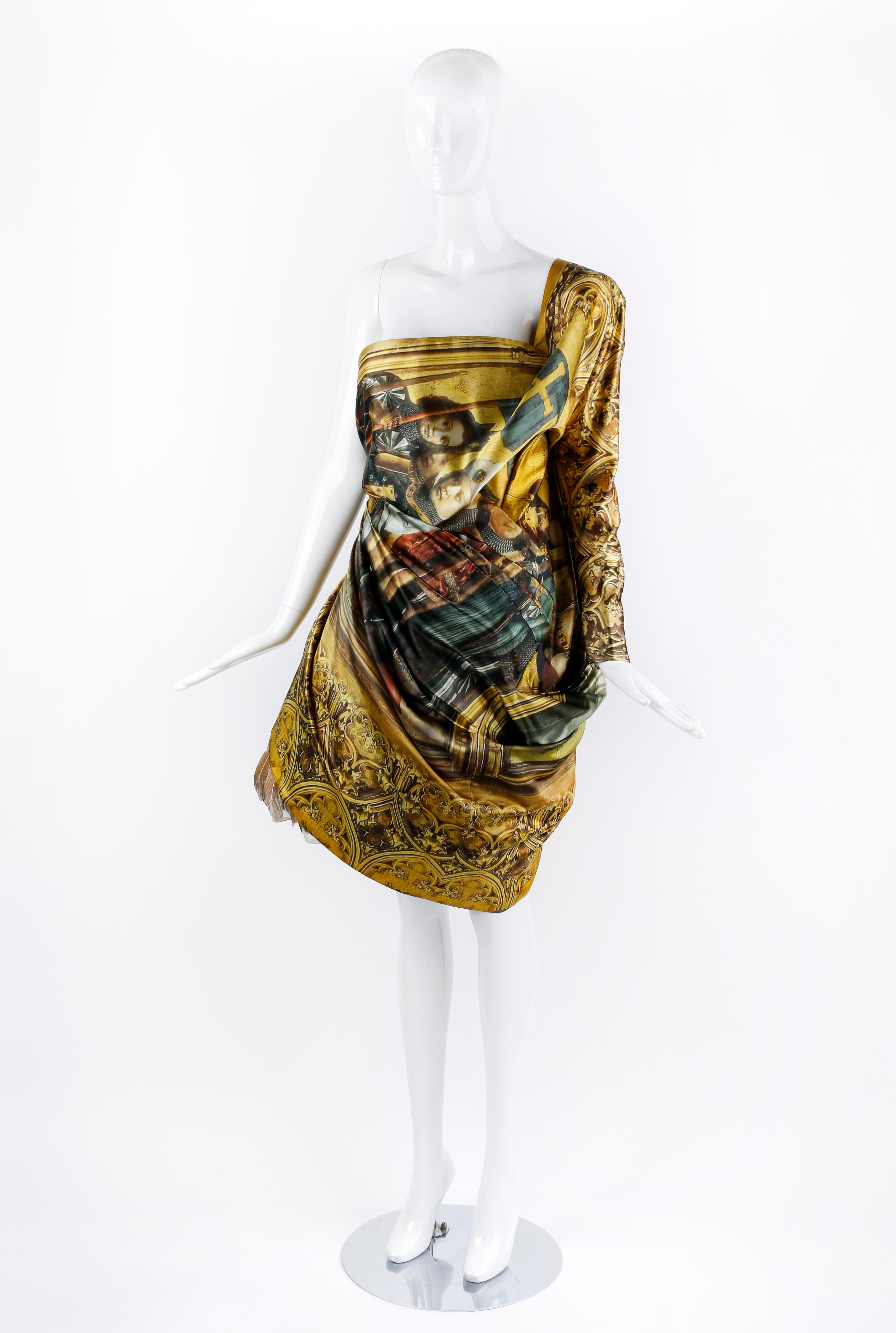 Alexander McQueen F/W 2010 Angels & Demons Mittelalterliche Kunst Königskleid Kleid im Zustand „Gut“ im Angebot in Chicago, IL