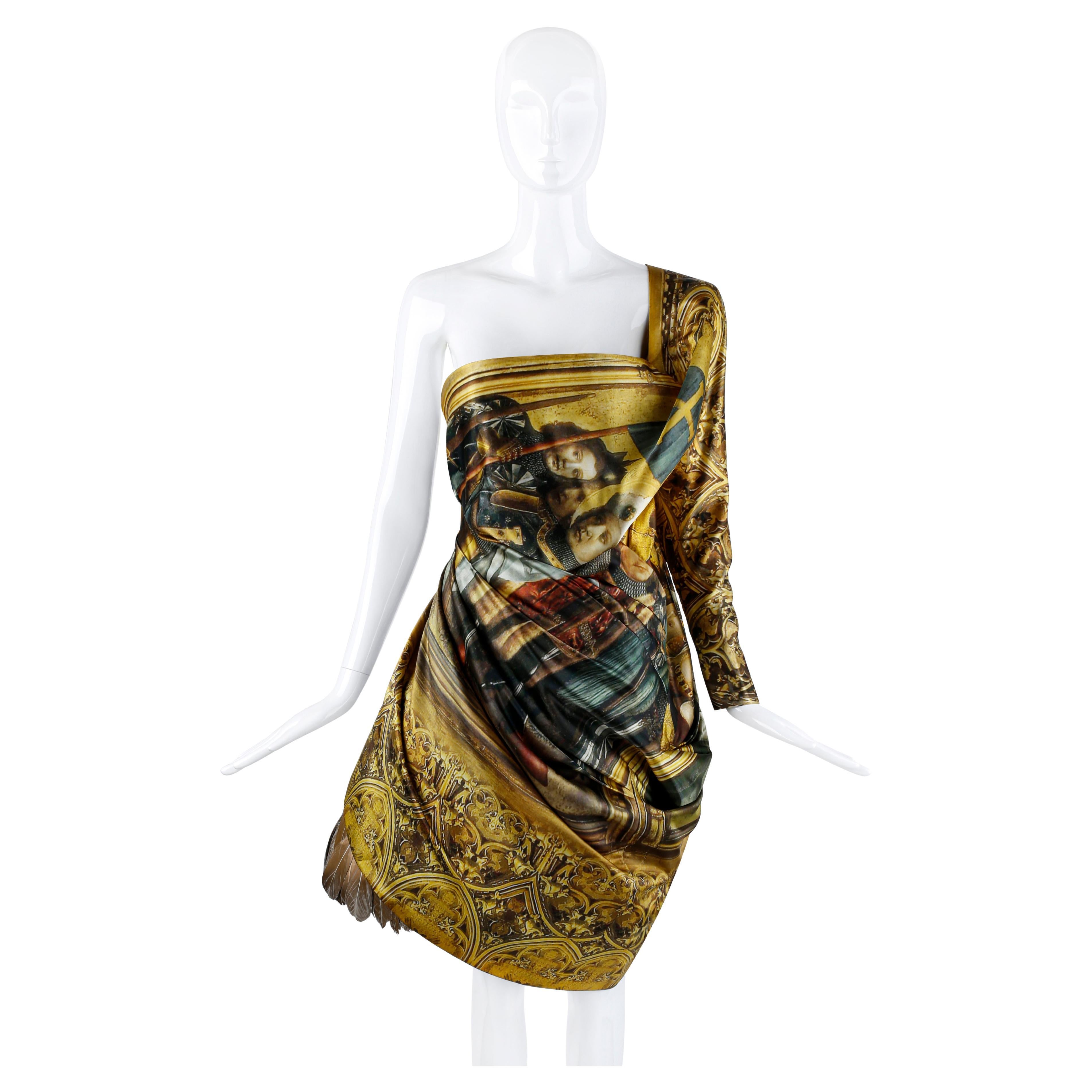 Alexander McQueen F/W 2010 Angels & Demons Mittelalterliche Kunst Königskleid Kleid im Angebot