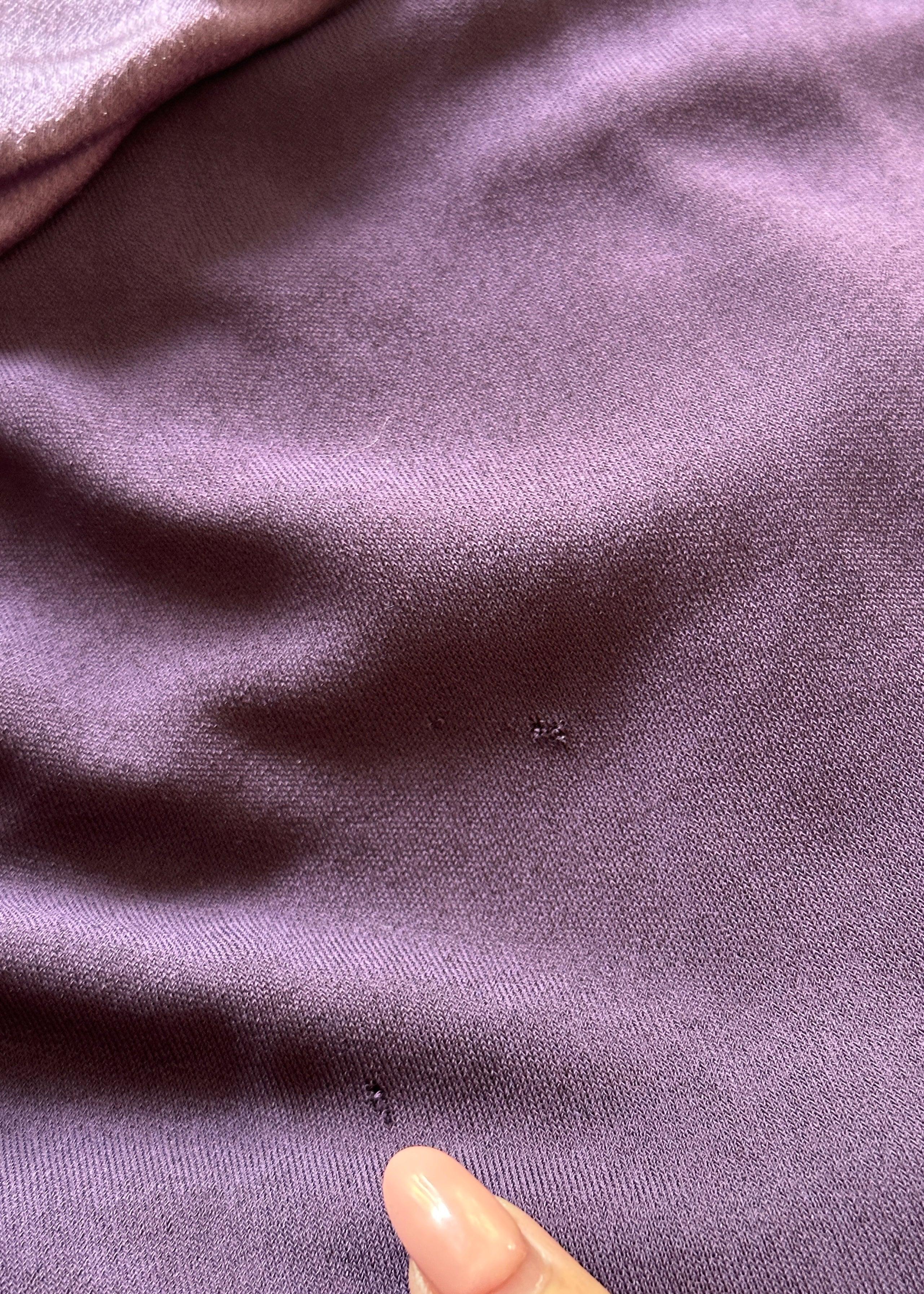 Alexander McQueen Fall 2004 Runway Purple Silk Twist Tie Up Gown 3