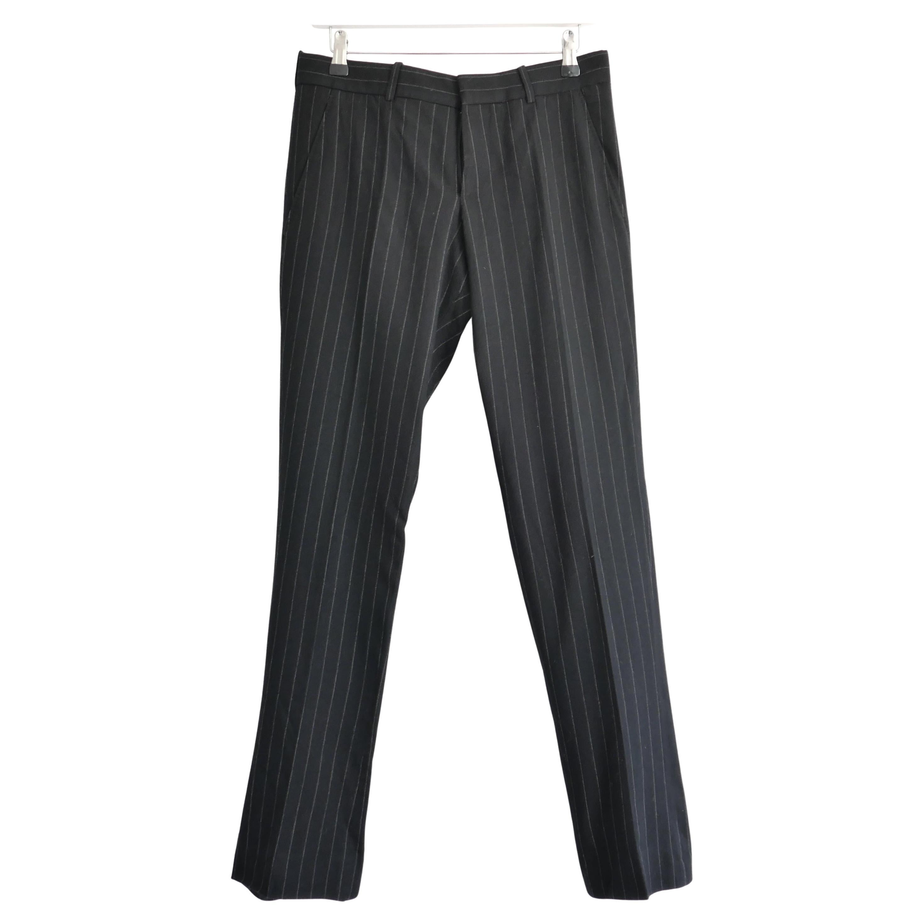 Alexander McQueen Fall 2013 Men Pinstripe Trousers