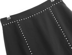 Alexander McQueen Fall 2013 Pearl Trimmed Skirt