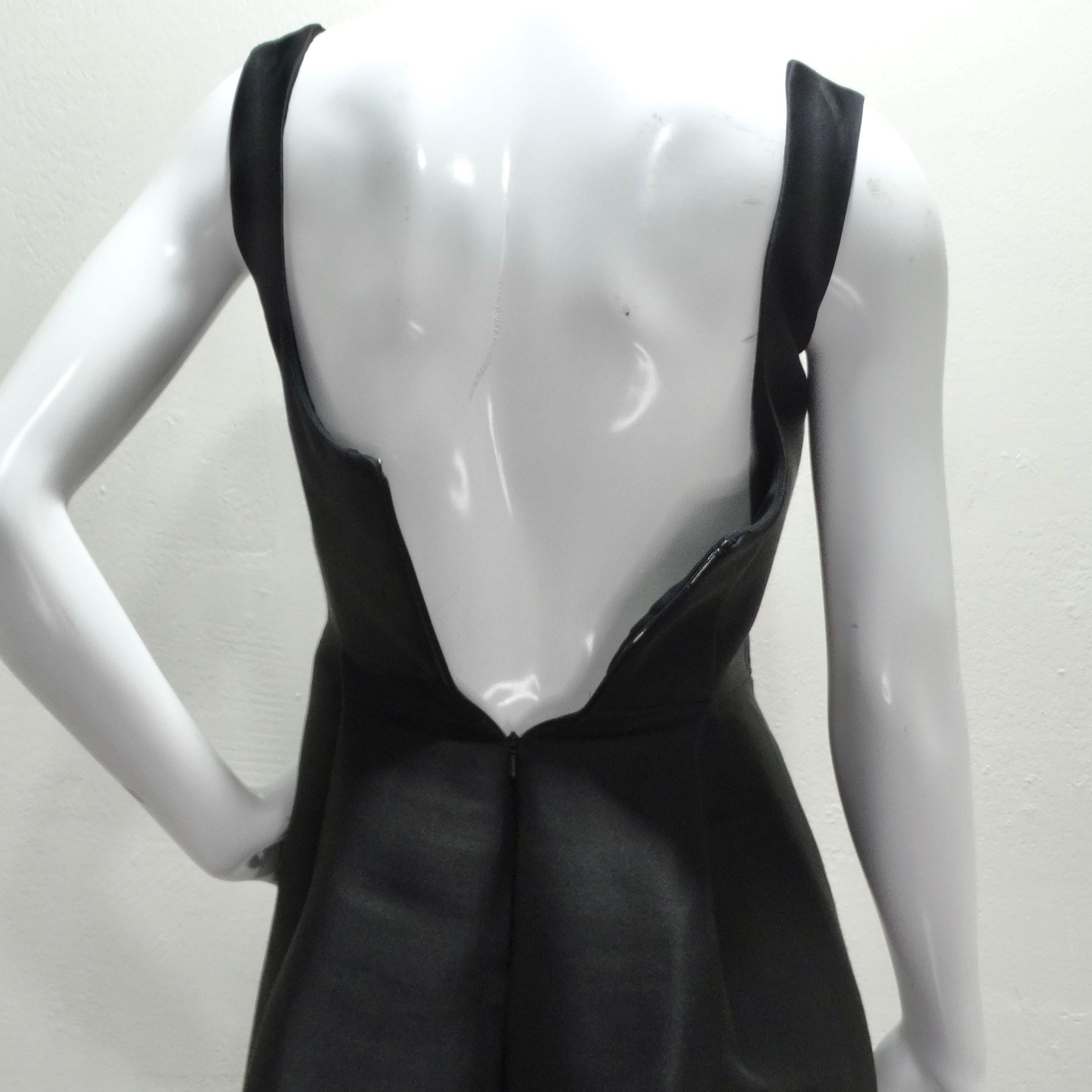 Alexander McQueen Fall 2020 Sheer Gradient Black Maxi Dress 3