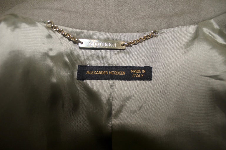 Alexander McQueen Fall/Winter 2001 Military Braid Jacket New with ...