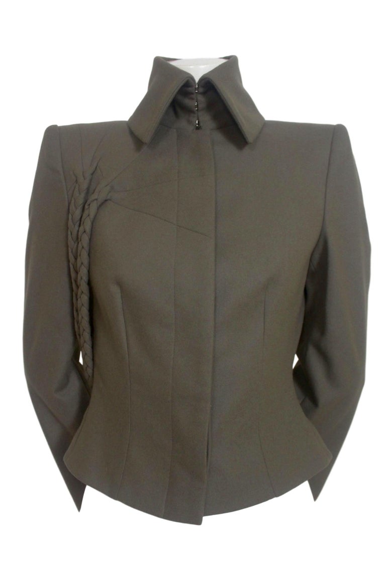 Alexander McQueen Fall/Winter 2001 Military Braid Jacket New with ...