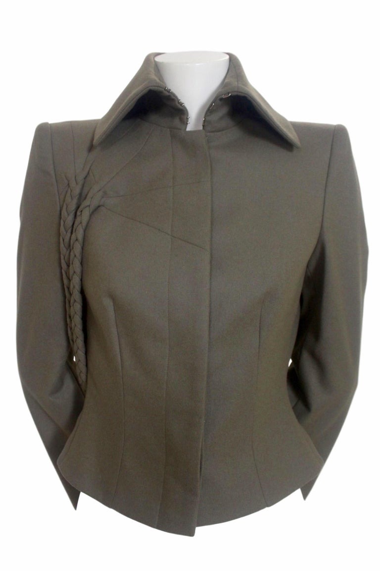 Alexander McQueen Fall/Winter 2001 Military Braid Jacket New with ...