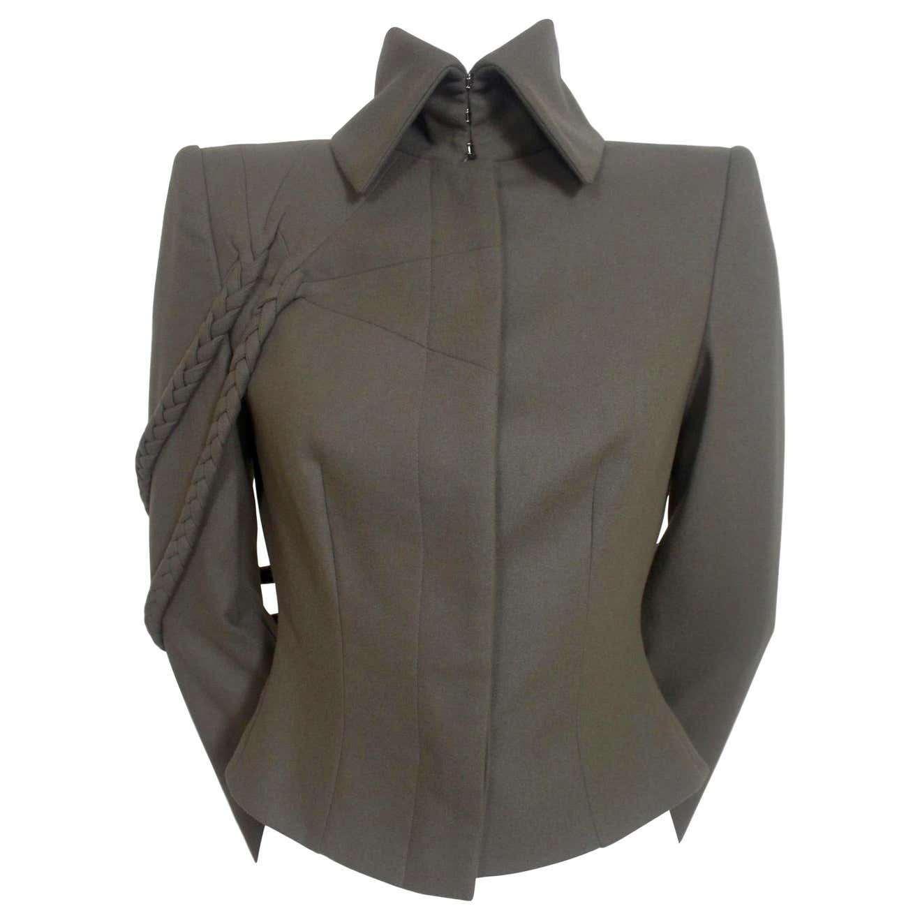 Braid Jacket Alexander McQueen Fall/Winter 2001 Military Braid Jacket New with ...