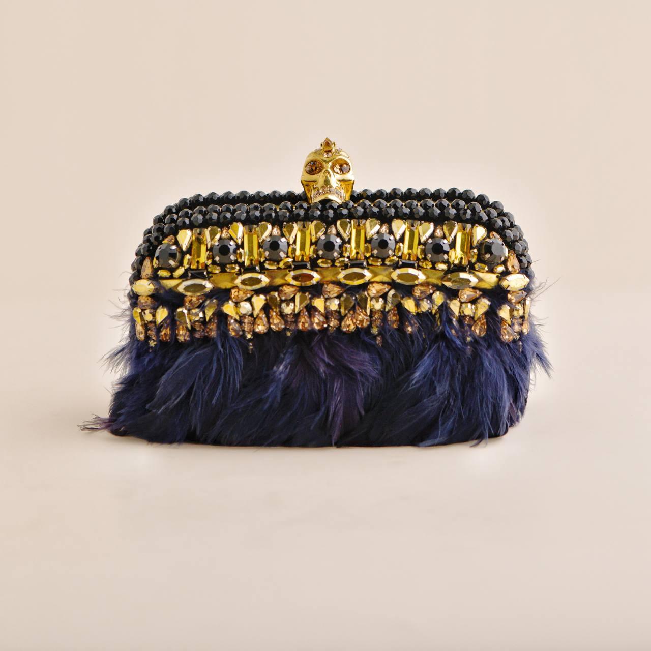 SKU	CT-2447
Brand   Alexander McQueen
Condition	Excellent
Other Info	Left to Right: approx 16cm / Height: approx 9cm / Depth: approx 5cm
_______________________________
If you are interested in any of our previously sold pieces, please contact us