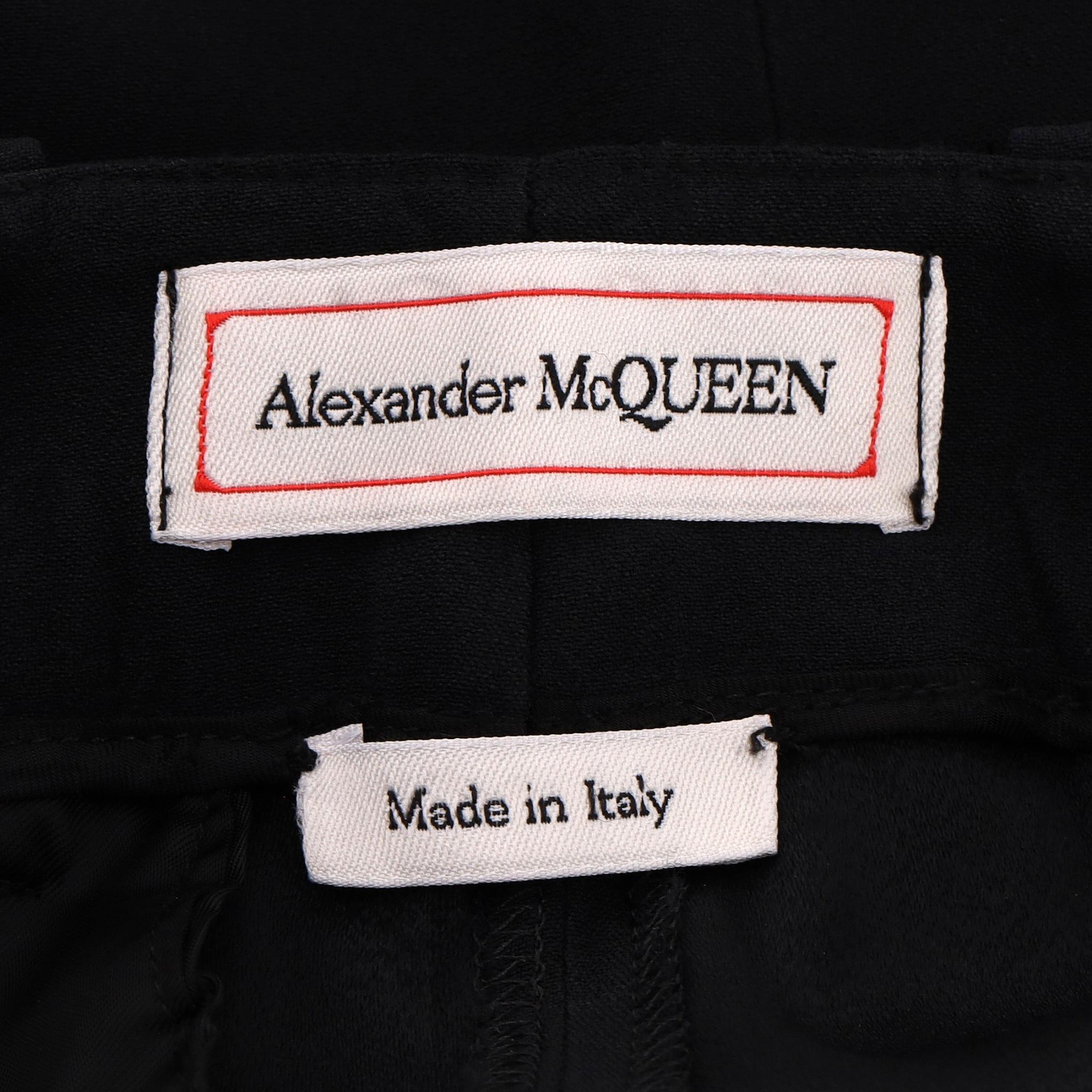 Alexander McQueen - Pantalon ajusté évasé Pour femmes en vente