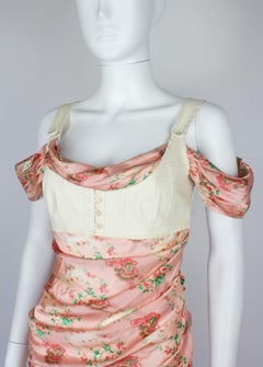 Alexander McQueen Floral Corset Top S/S 2005