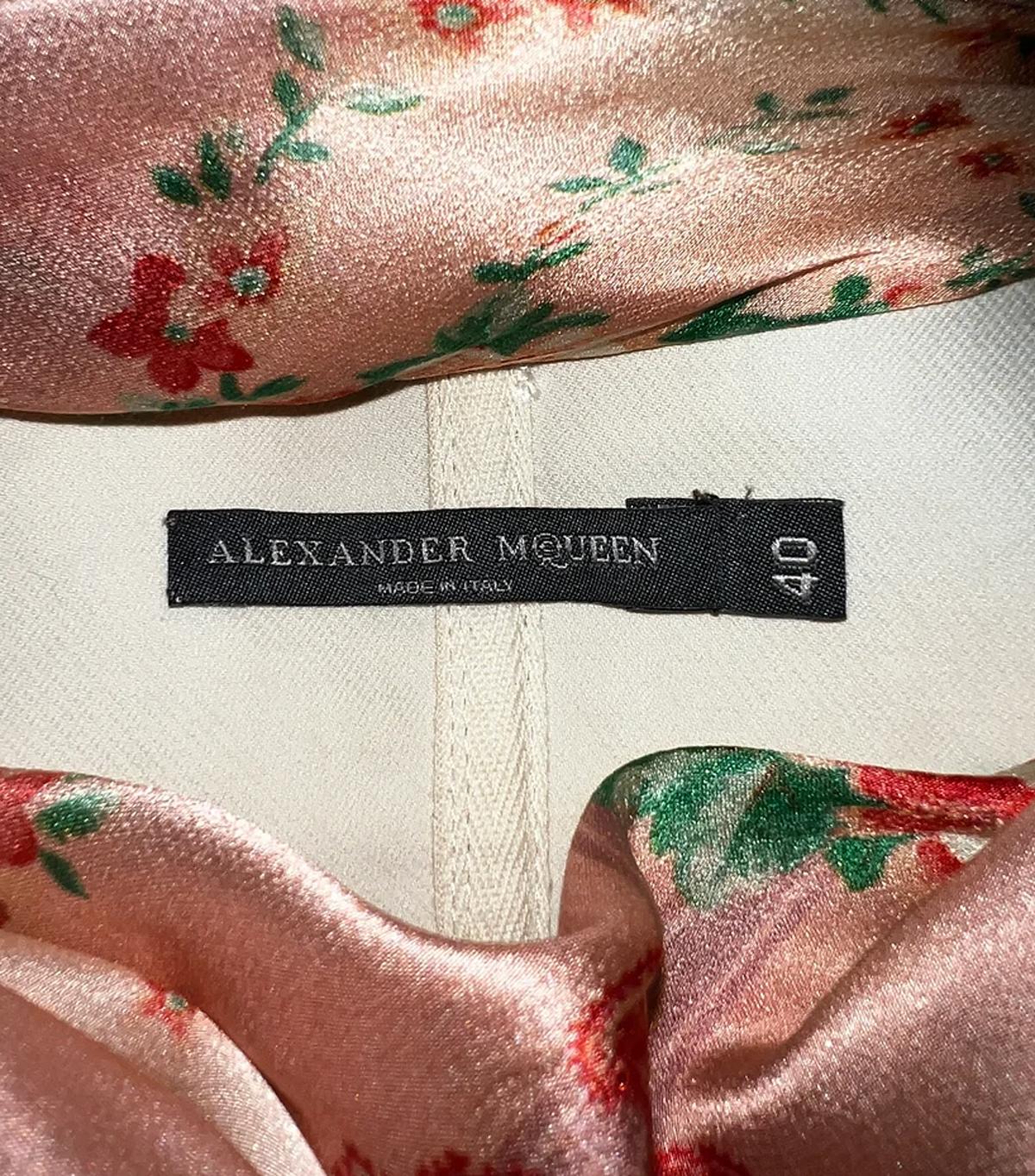 Alexander McQueen Floral Corset Top S/S 2005 4