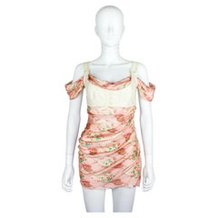 Alexander McQueen - Haut corset à fleurs, printemps-été 2005