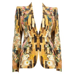 Alexander McQueen Floral Hummingbird Blazer Size S