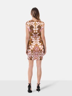 Alexander McQueen Floral Print Bodycon Dress Size XS