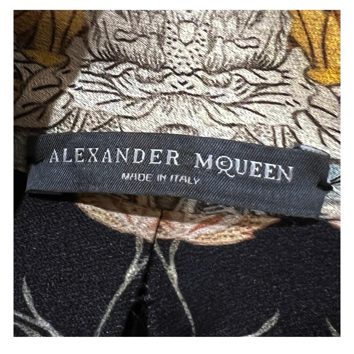 Women's Alexander McQueen Floral Print Jacket Dress (2011)