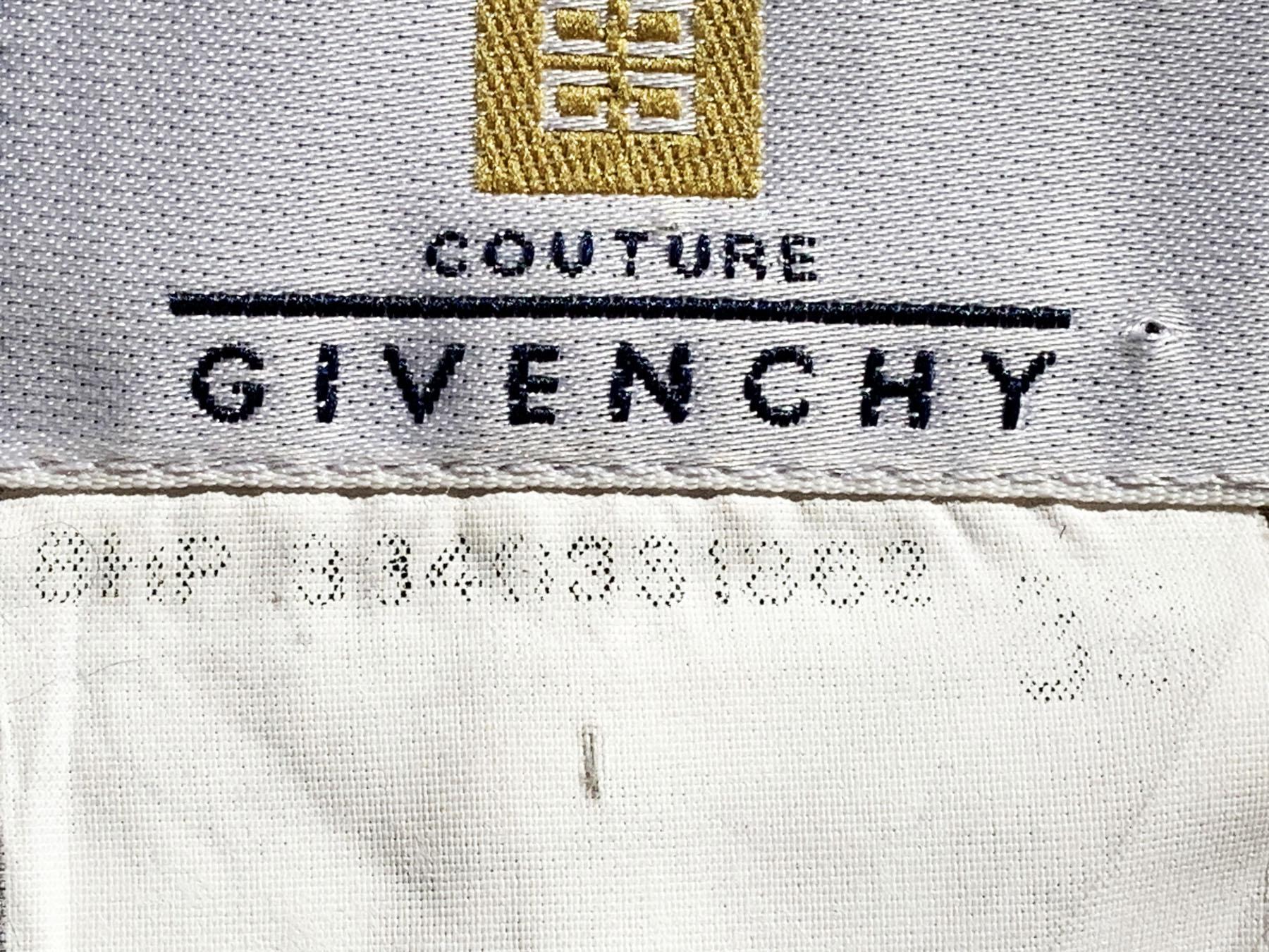 Alexander McQueen para Givenchy Couture FW 1998 Falda de seda brocada Traje Fr36 US 4 en venta 8